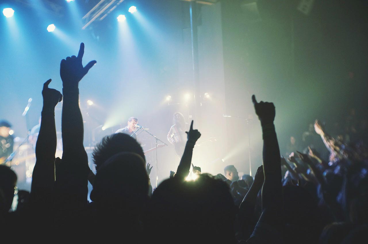 Konzert-Crowd bei einem Event von Professional Performance